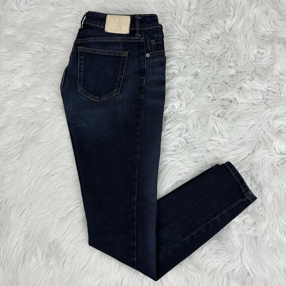 Everlane Women’s Blue The Curvy High-Rise Skinny Minimalist Jean‎ W25/L27 - Picture 3 of 12